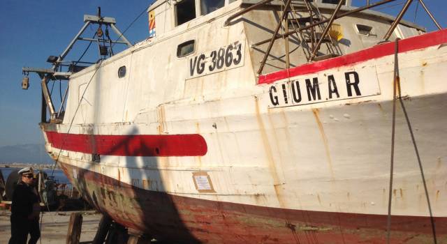 Tragedia in mare, demolito il peschereccio Giumar