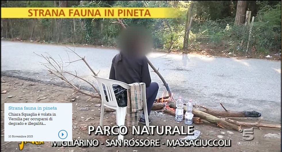 Sporcizia e prostituzione, il Parco di Migliarino su “Striscia la notizia” (video)