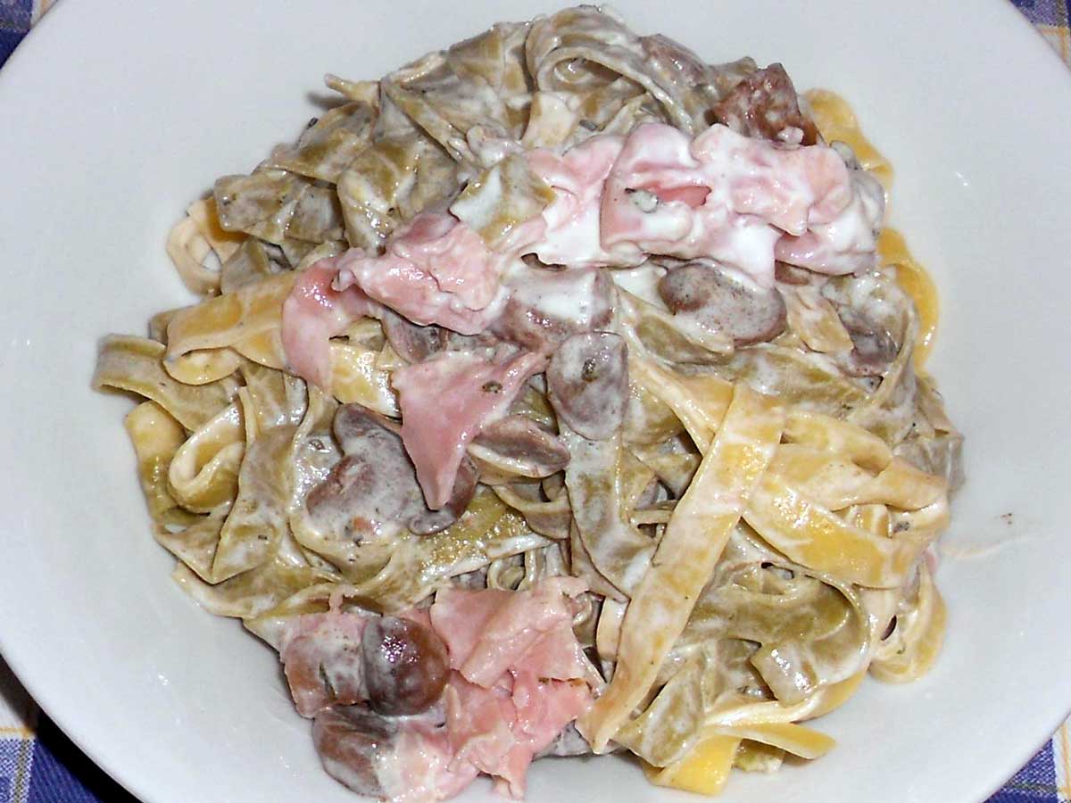 Fettuccine Alfredo, il piatto italiano più famoso in America.