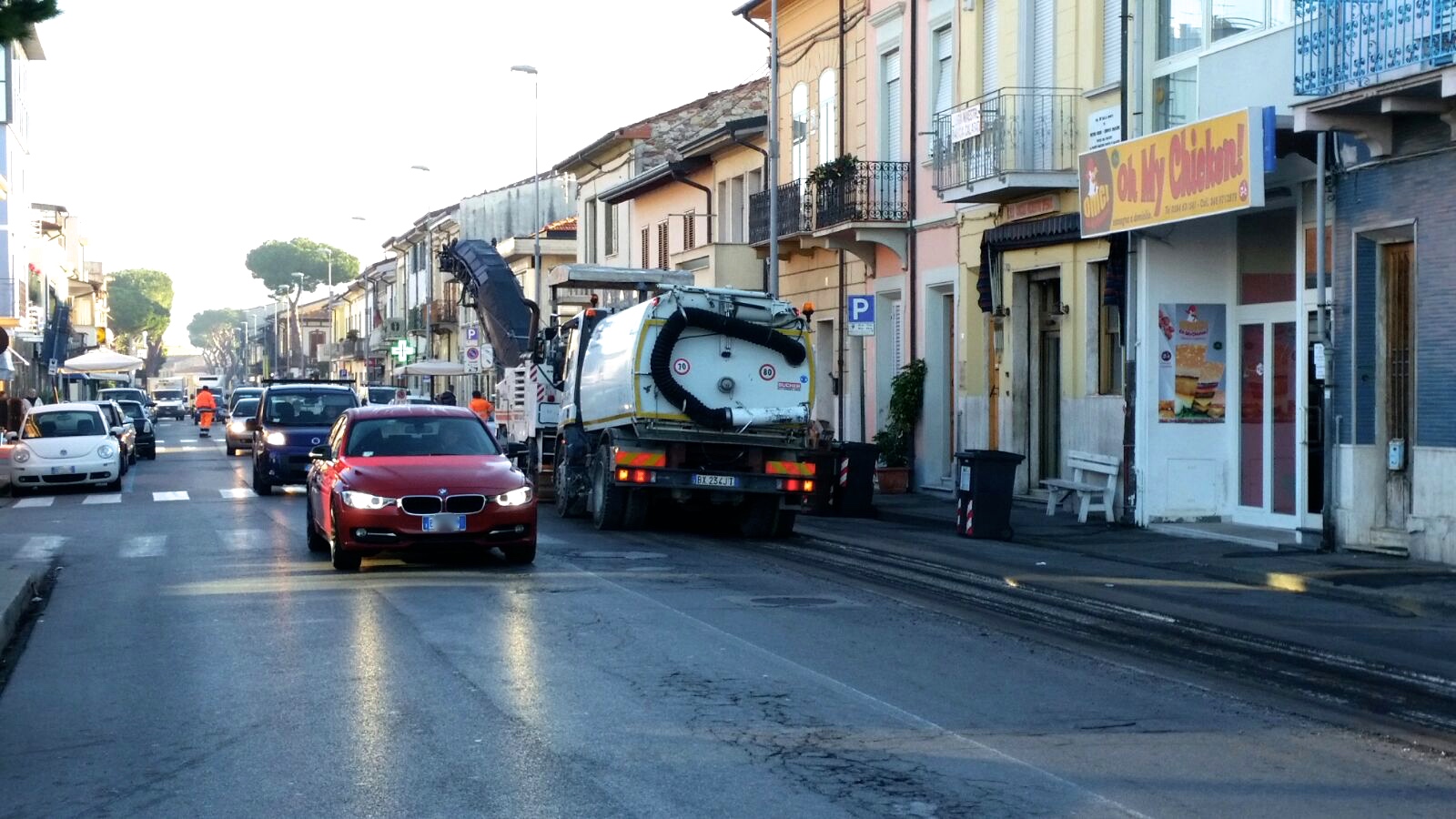 Lavori in via Coppino