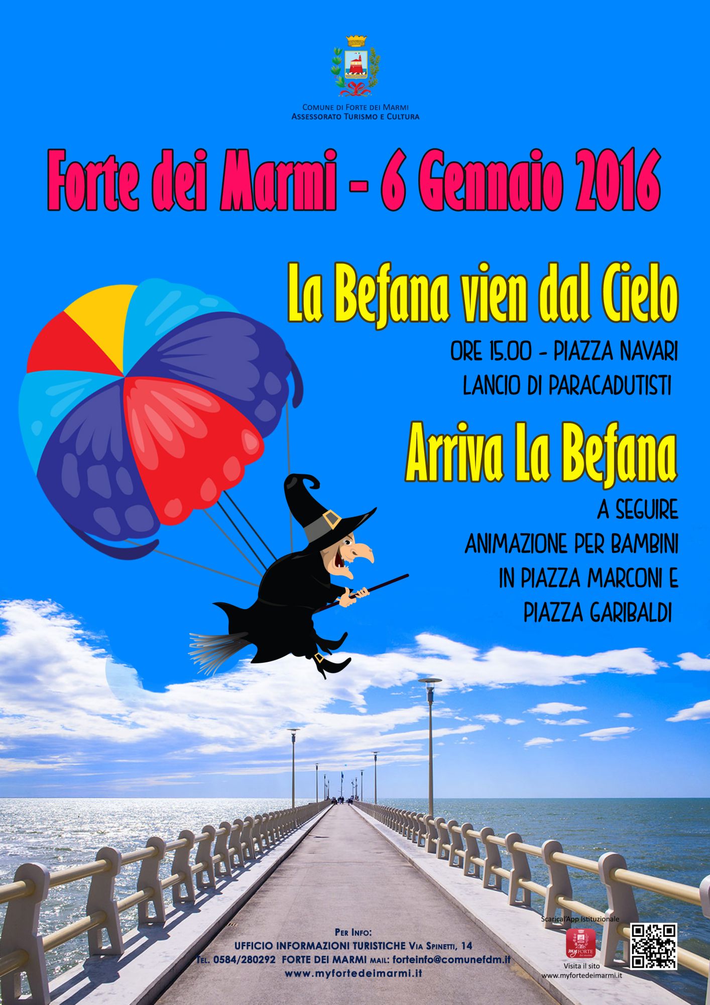 A Forte dei Marmi arriva la Befana