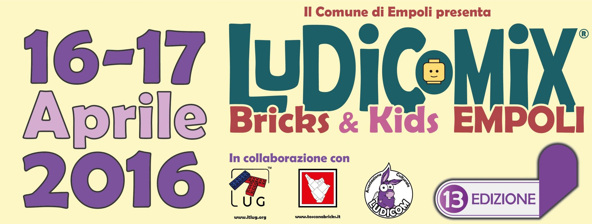 A Empoli la nuova edizione di Ludicomix Bricks & Kids