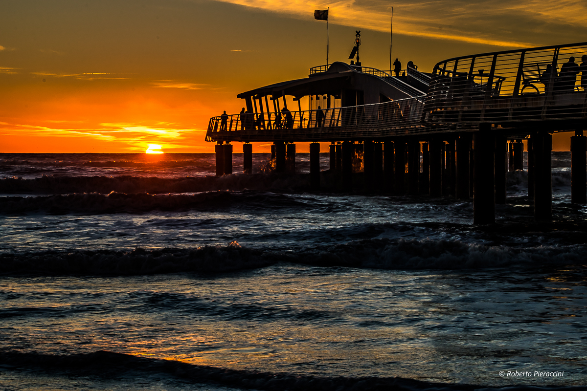 Tramonto a Lido di Camaiore