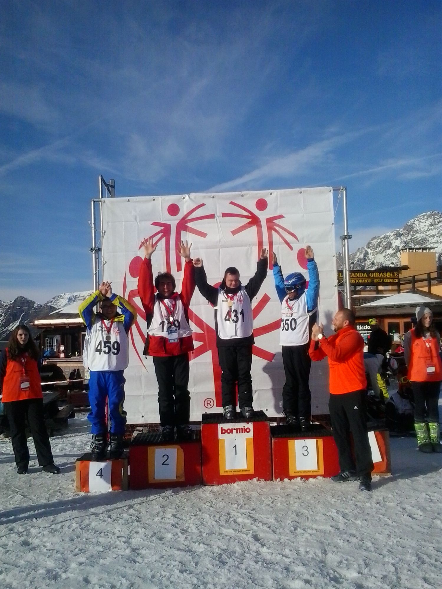 Sergio Meconi fa il pieno di medaglie alle Special Olympics