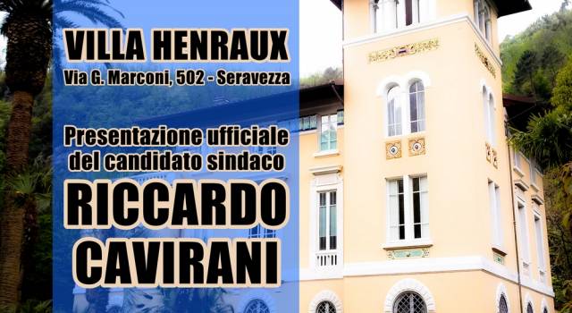 Elezioni Seravezza, Riccardo Cavirani si presenta ai cittadini