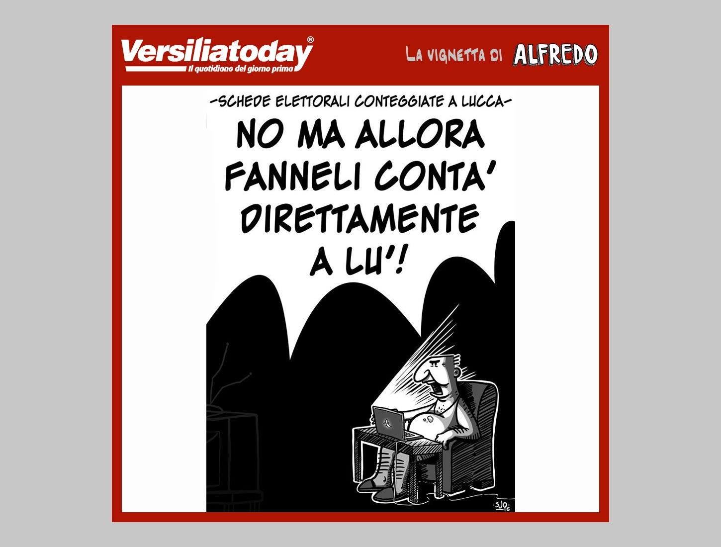 La vignetta di Alfredo