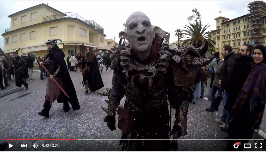 Carnevale di Viareggio, il video