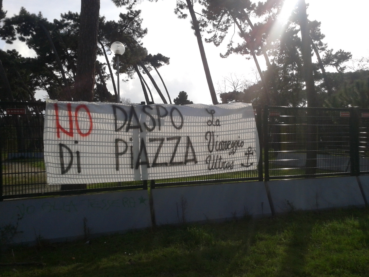 Gli ultras del Viareggio: “No al Daspo di piazza”