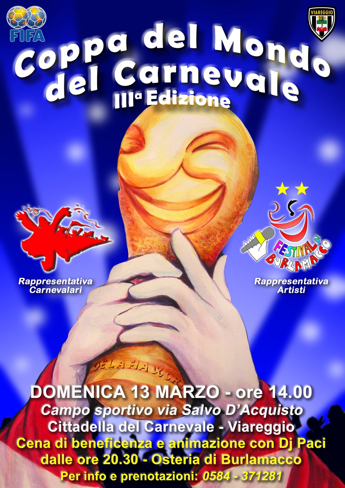 Alla Cittadella la Coppa del Mondo del Carnevale