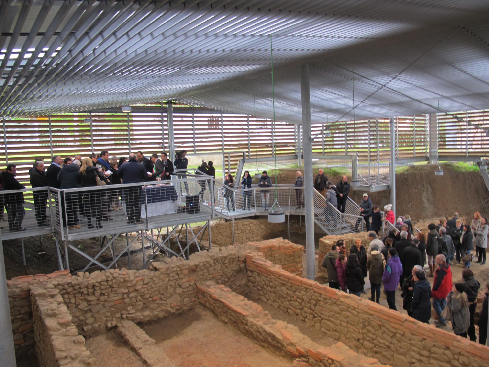 Nuovo padiglione archeologico, Coluccini: “Giorno importante per Massarosa”