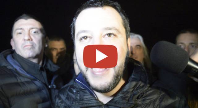 Salvini al Carnevale di Viareggio: &#8220;Satira su di me? Geniale&#8221;
