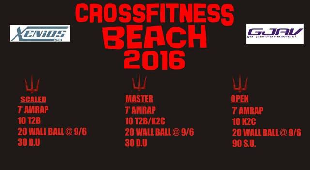 Un week-end dedicato al CrossFit in spiaggia