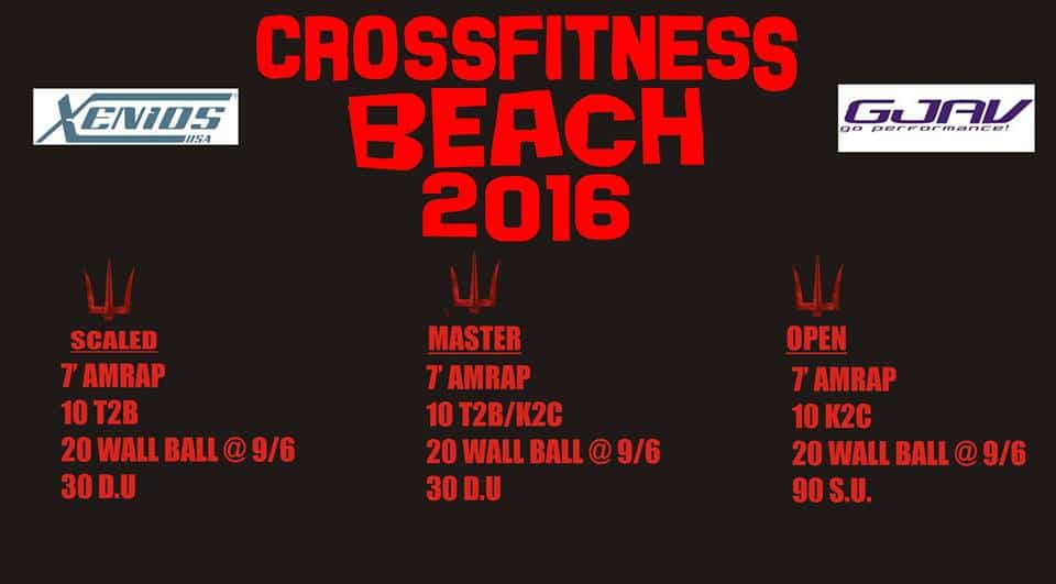 Un week-end dedicato al CrossFit in spiaggia