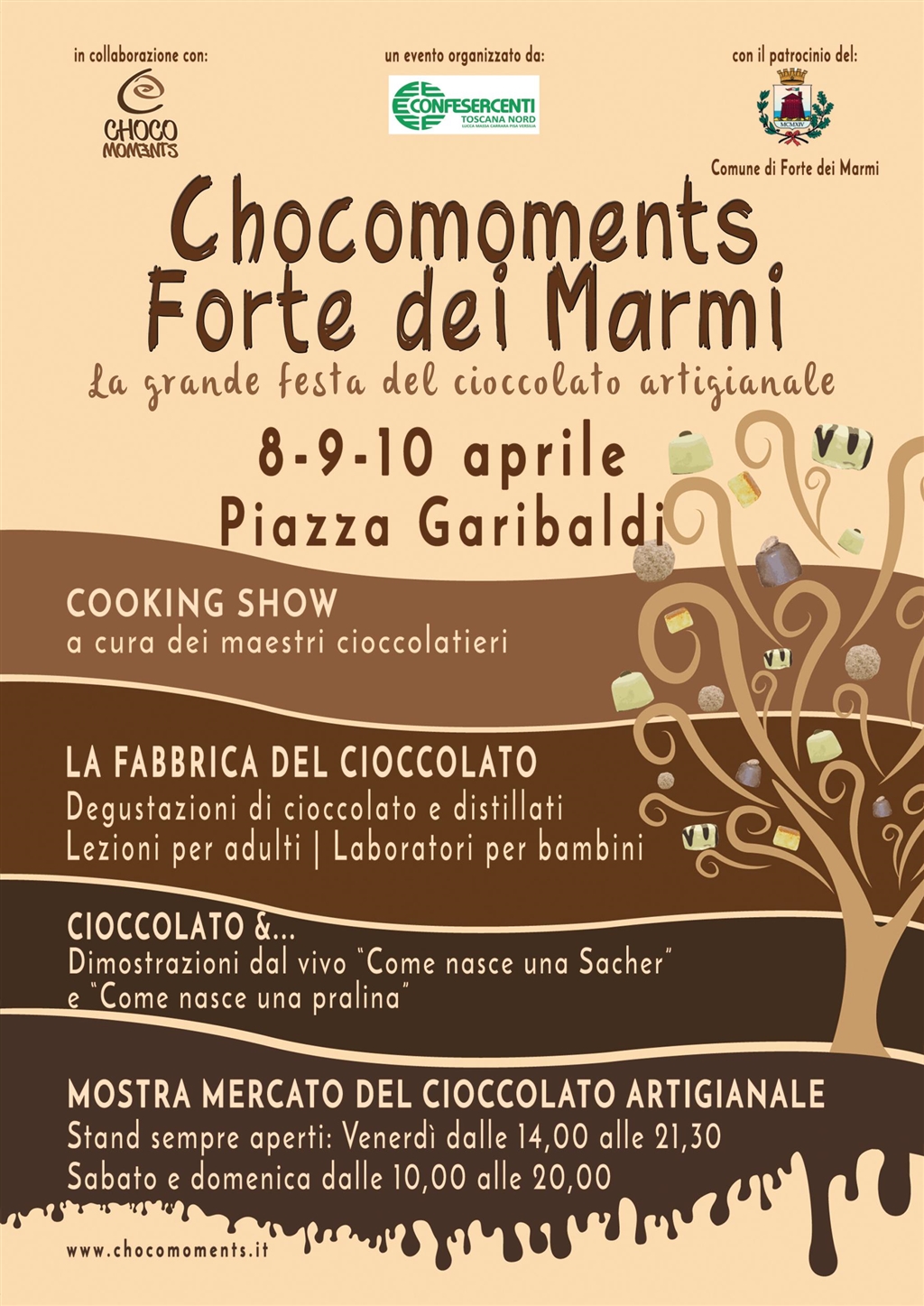 Anteprima e taglio del nastro per ChocoMoments a Forte dei Marmi