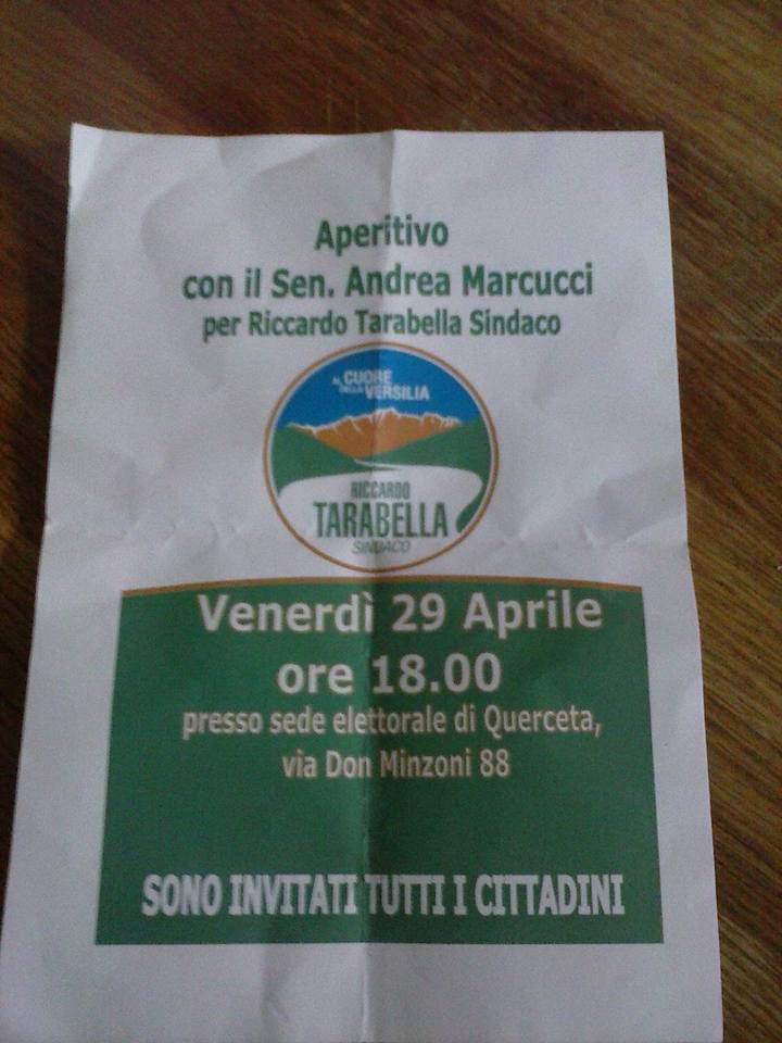 M5S: “Marcucci a Seravezza e primarie pagate dai cittadini”