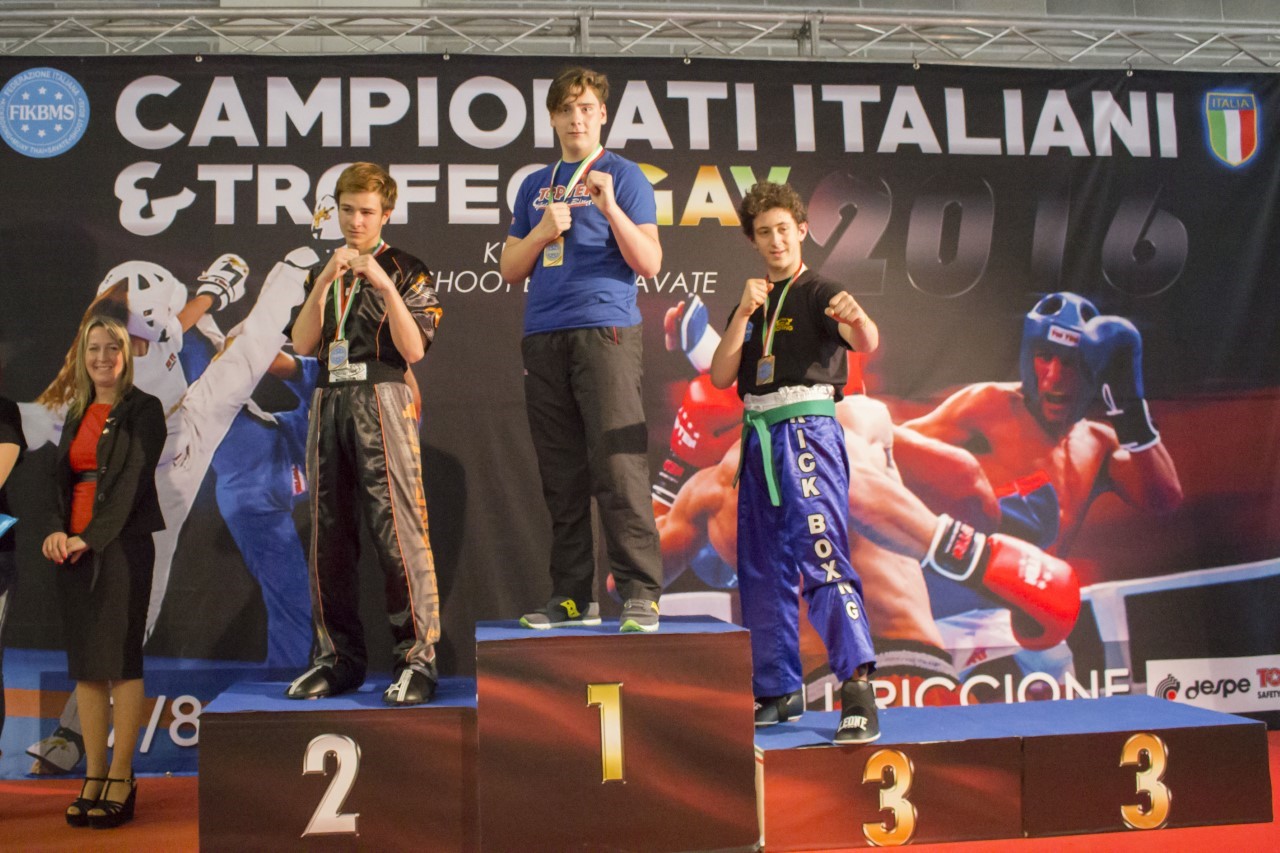 Mattia Larini campione italiano di point fight