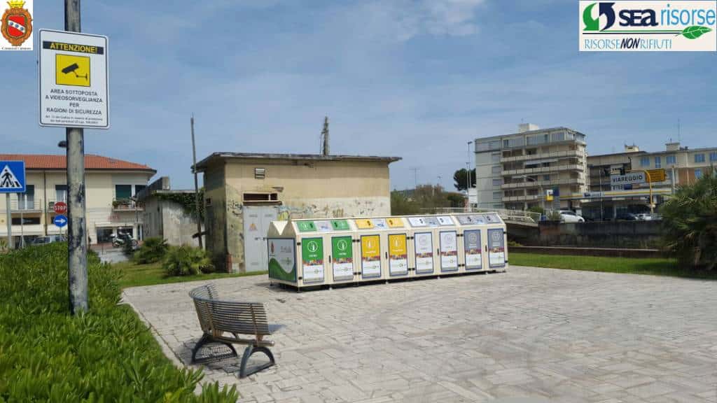 Lido di Camaiore - videocamera isola ecologica informatizzata 2