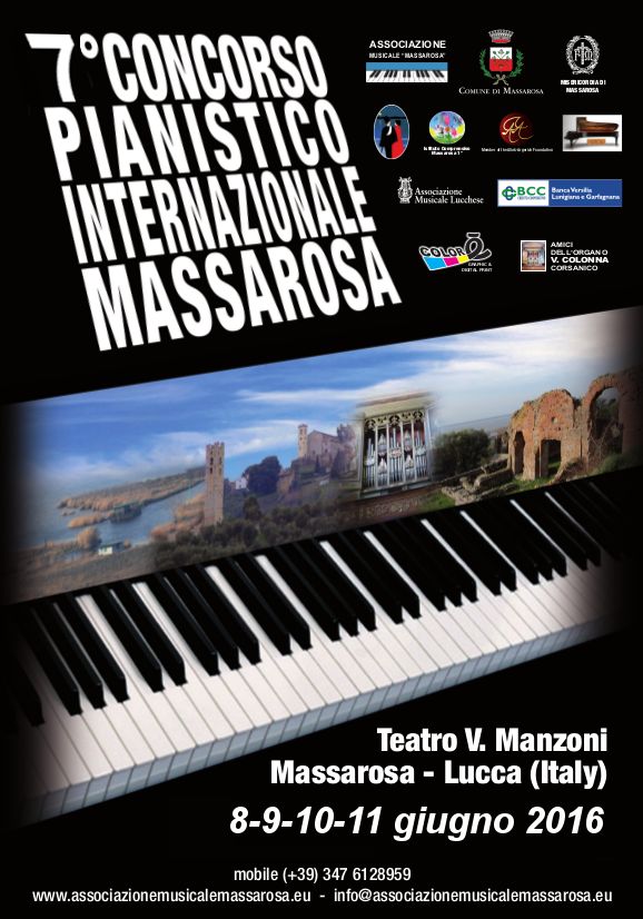 Concorso Pianistico Internazionale Massarosa, 47 partecipanti da 21 paesi per la settima edizione