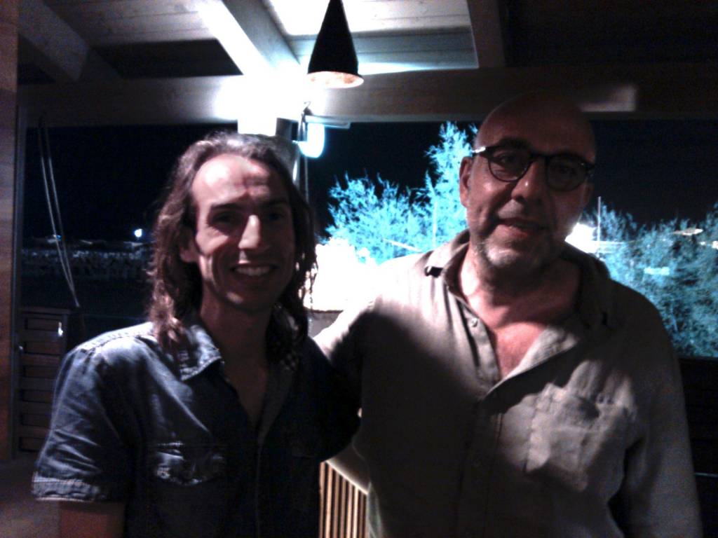 Stefano Martinelli con Paolo Virzì