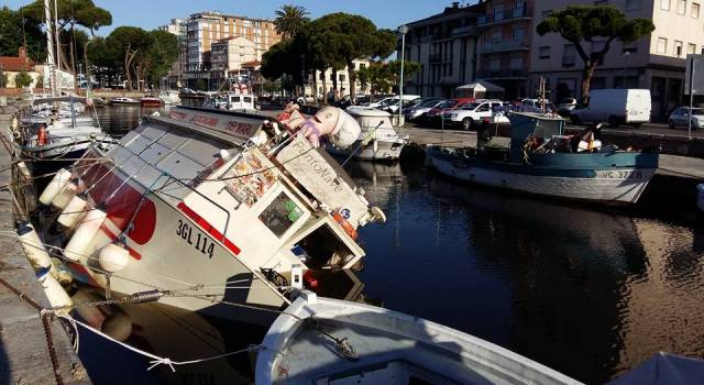 Affondata la barchina del pesce