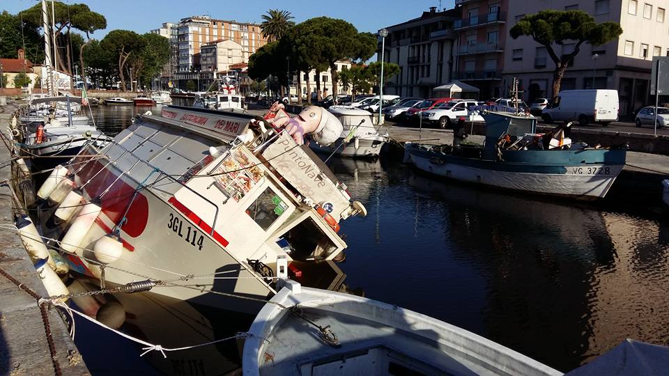 Affondata la barchina del pesce