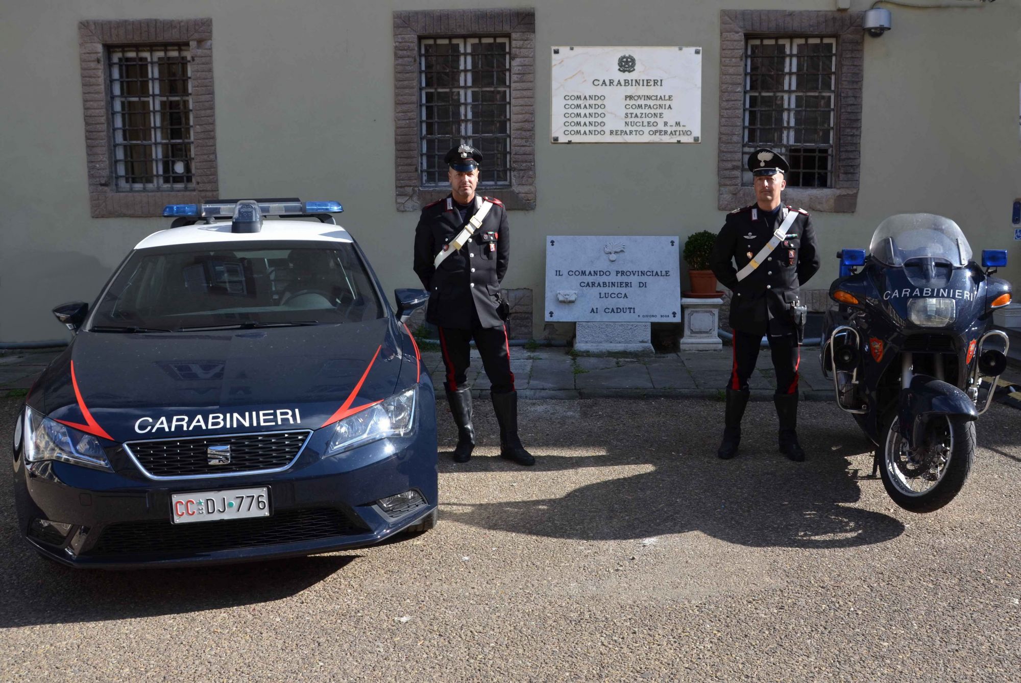 Commemorazione del 202esimo annuale della fondazione dell’Arma dei Carabinieri