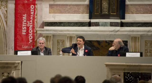 Matteo Renzi a Lucca per parlare della riforma del terzo settore