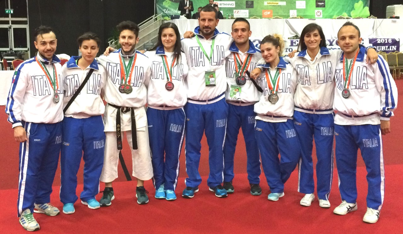 Sette medaglie mondiali per gli azzurri del ct viareggino Gasperini