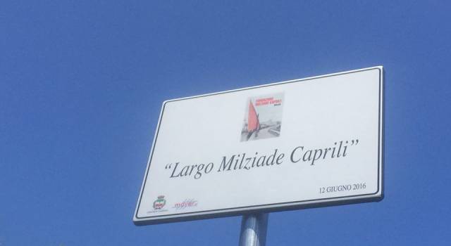 Inaugurato Largo Milziade Caprili
