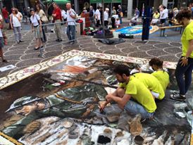 Gli infioratori versiliesi a &#8220;Pietra Ligure in Fiore&#8221;