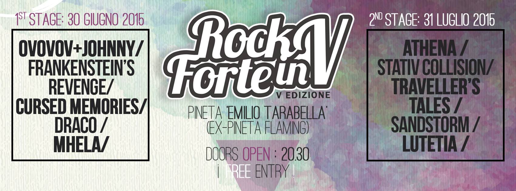 Al via la sesta edizione di “Rock in Forte”