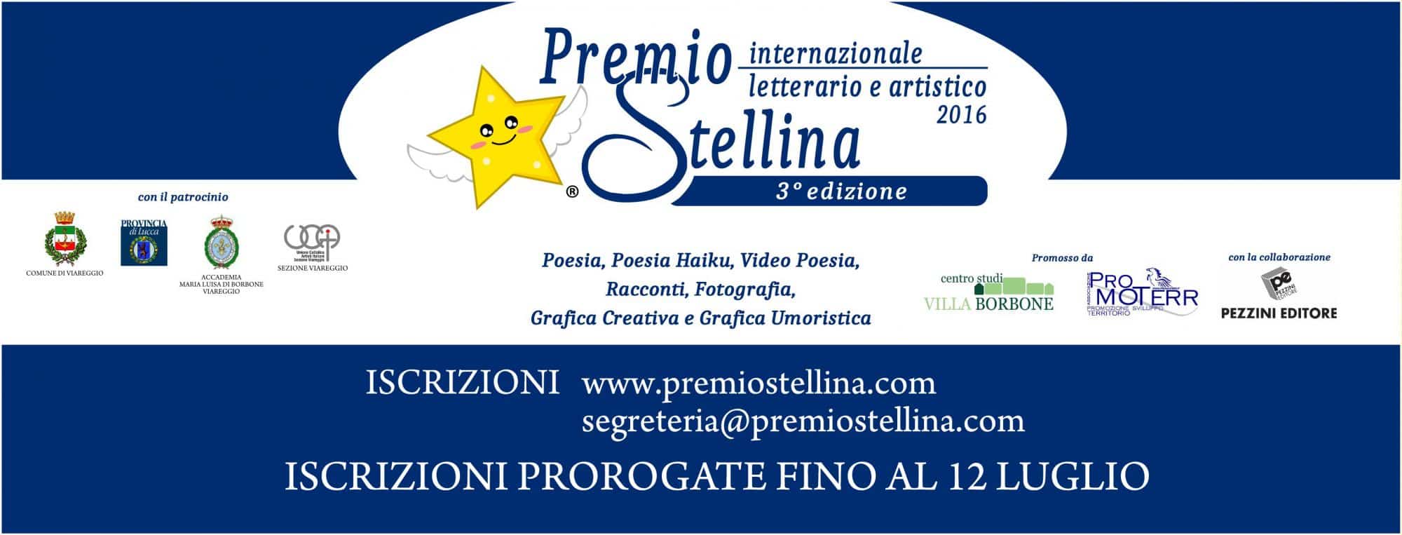 Prorogate le iscrizioni per il Premio Internazionale Stellina