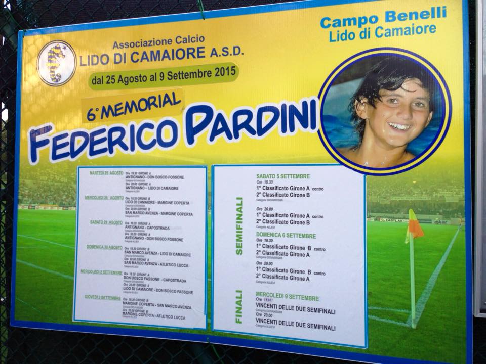 A Lido il memorial “Federico Pardini”