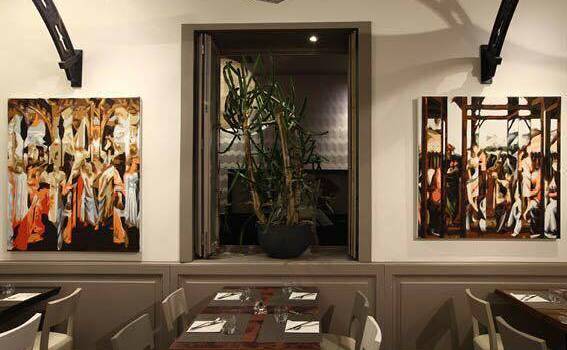 Il ristorante &#8220;Giannino&#8221;di Milano arredato da un artista versiliese