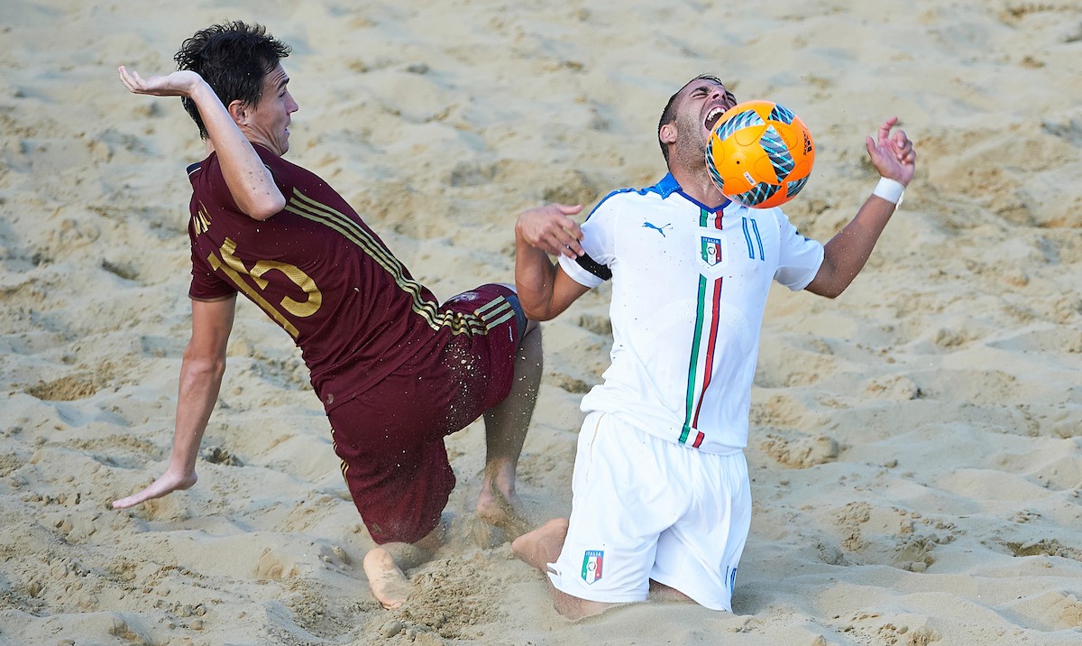 Beach soccer, Italia ko con la Russia