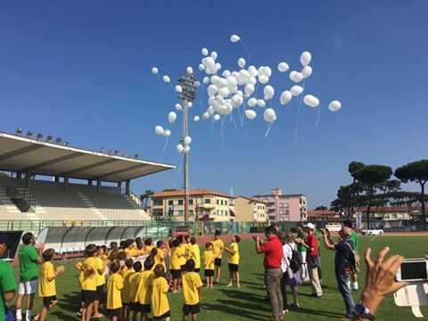 Gli allenatori della scuola calcio del Viareggio