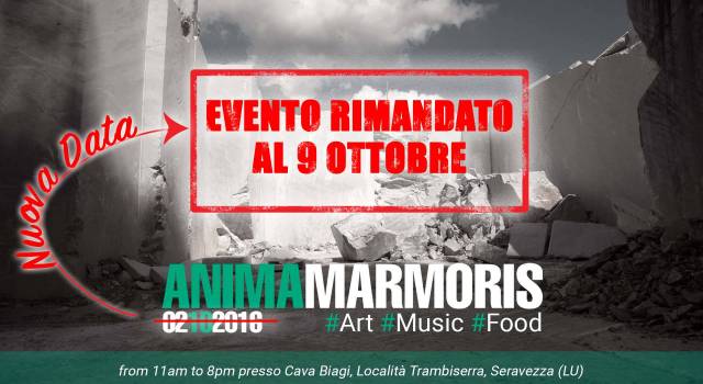 Anima Marmoris, nuova data per l&#8217;atteso evento alla cava Biagi