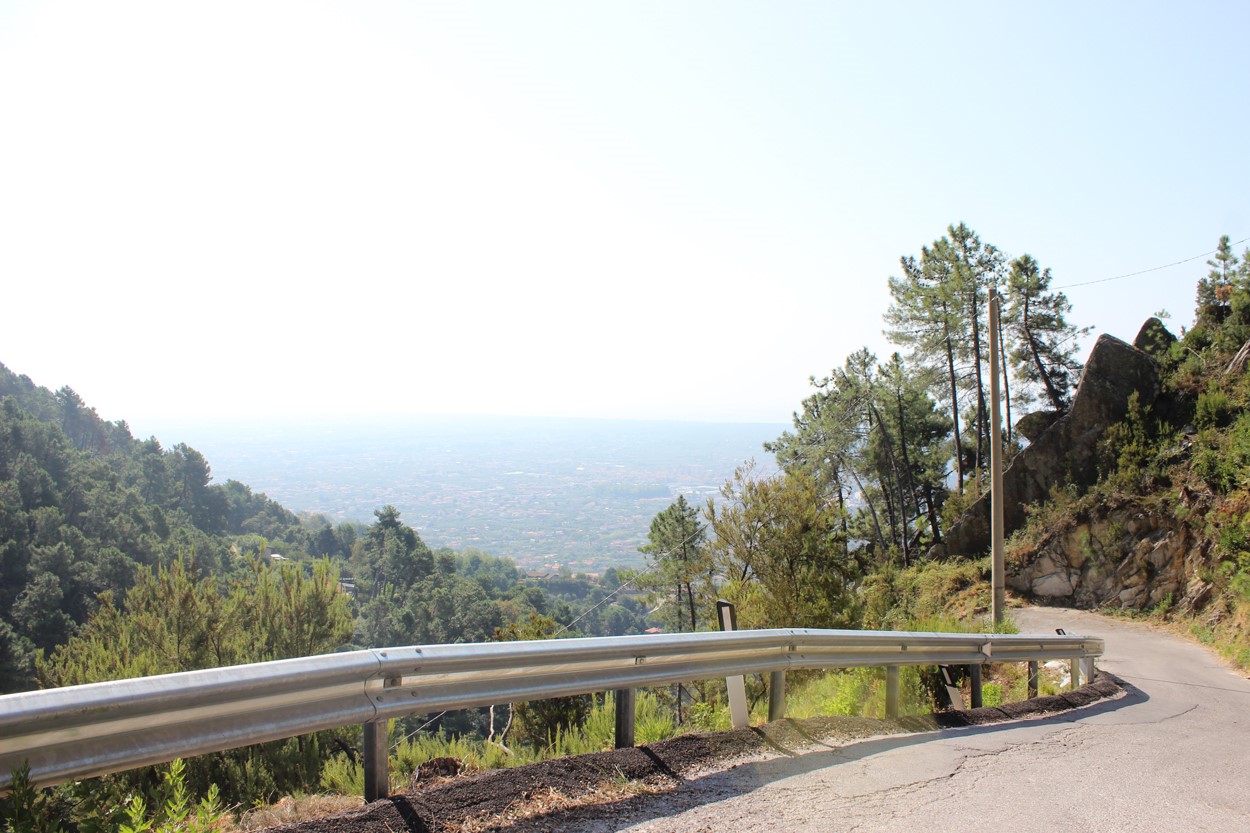 Nuovo guard rail a Strinato