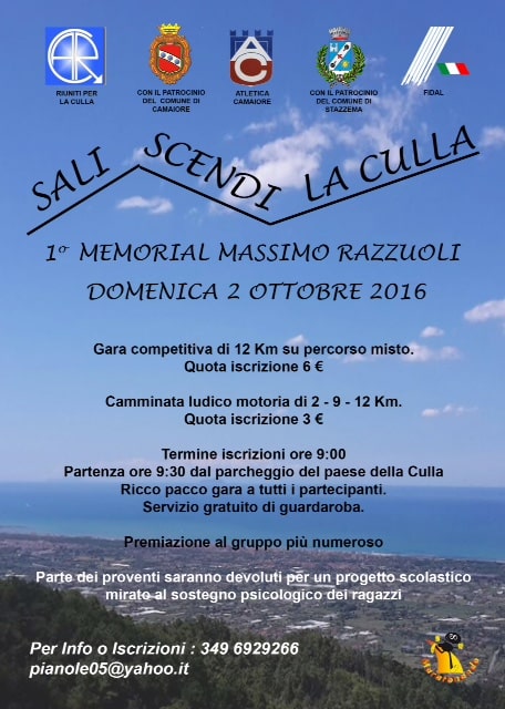 Sali e scendi La Culla col memorial “Razzuoli”