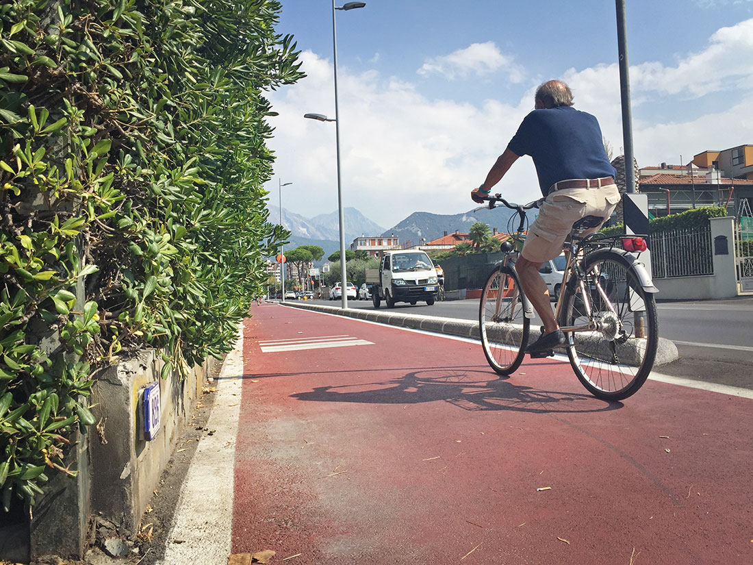 Partono i lavori per la Ciclopista Tirrenica sui viali di Forte e Pietrasanta