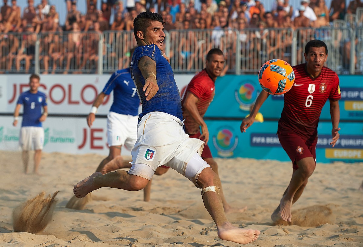 Beach soccer, ko indolore per l’Italia col Portogallo