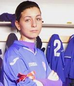 La viareggina Greta Adami in gol con le ragazze della Fiorentina