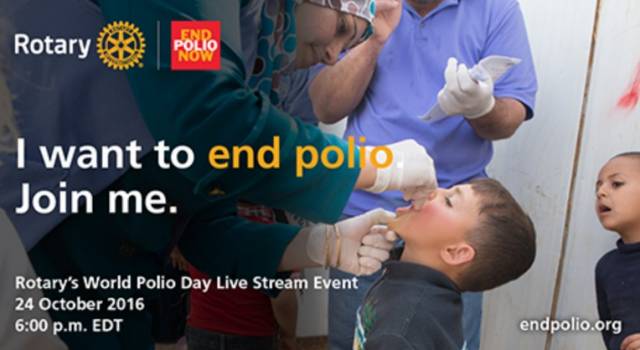 &#8220;Sconfiggiamo la Polio&#8221; Rotary Club in prima fila
