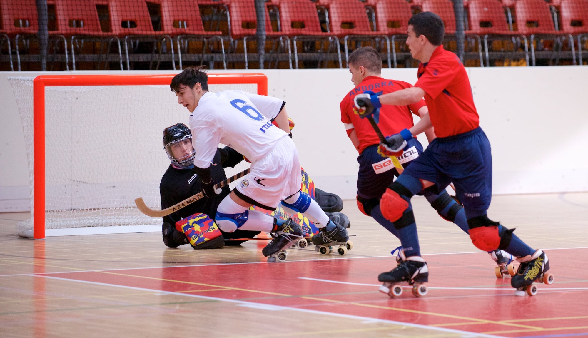 Gavioli (Cgc) in gol agli Europei Under 20 di hockey