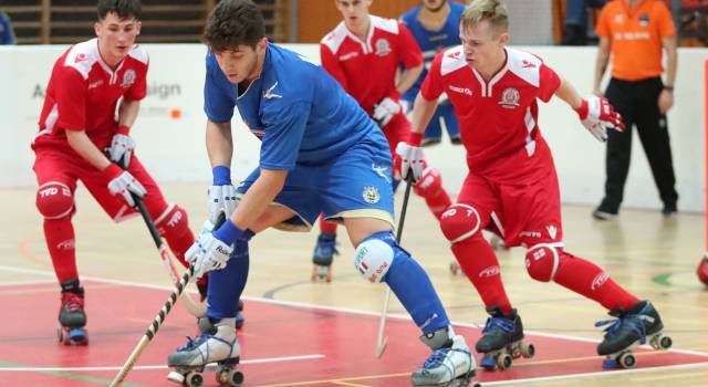 Italia forza nove agli Europei Under 20 di hockey su pista