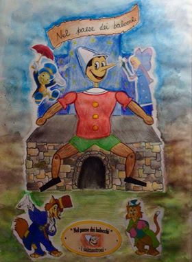 Omaggio a Pinocchio sulla carretta dei Salmastrosi