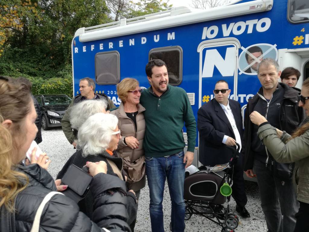 Matteo Salvini in Versilia