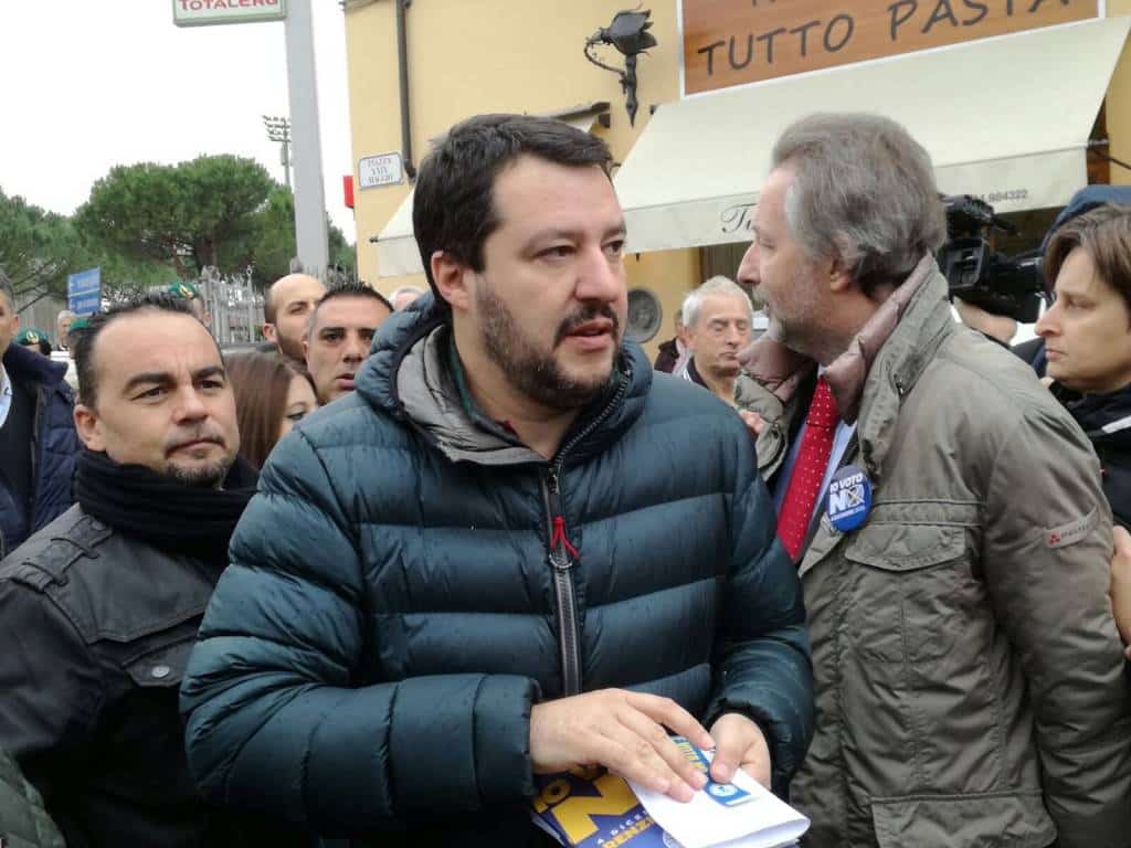 Matteo Salvini in Versilia