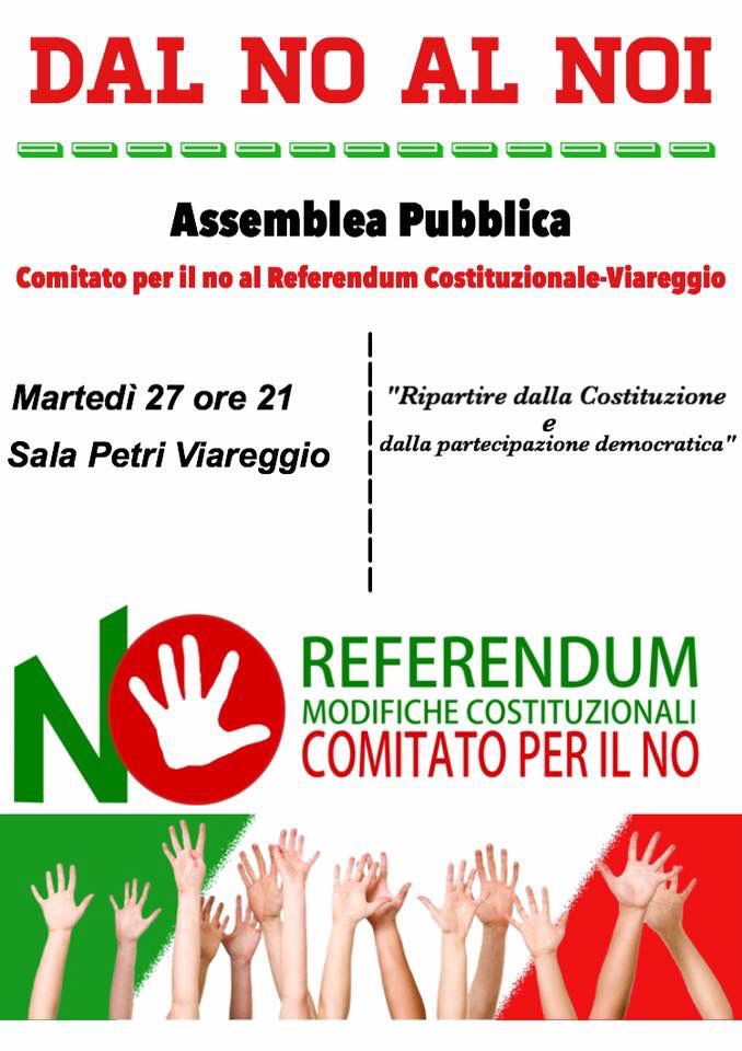 assemblea comitato per il no referendum costituzionale viareggio