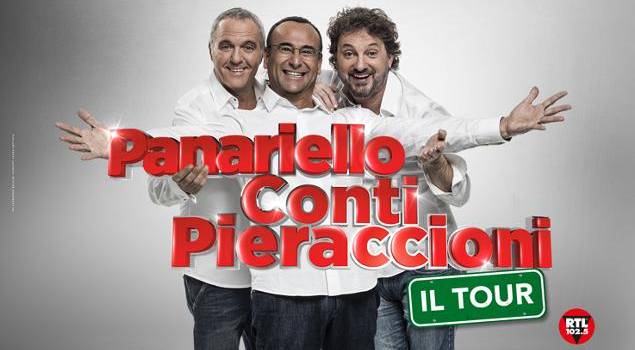 Conti, Panariello e Pieraccioni tornano in tour a Livorno